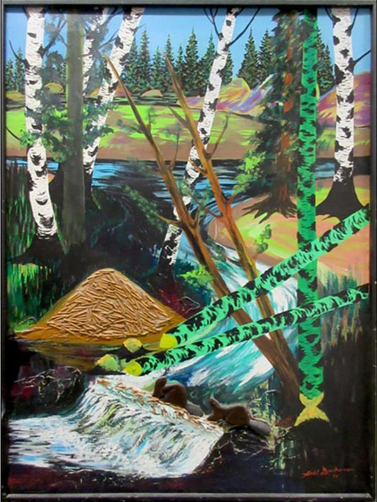 Noel Ducharme (1921-1988) - Untitled (Beaver Crossing)