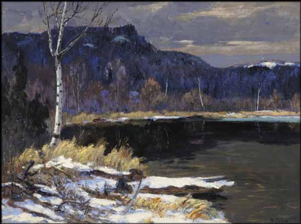 Maurice Galbraith Cullen (1866-1934) - Early Snowfall, Caché River
