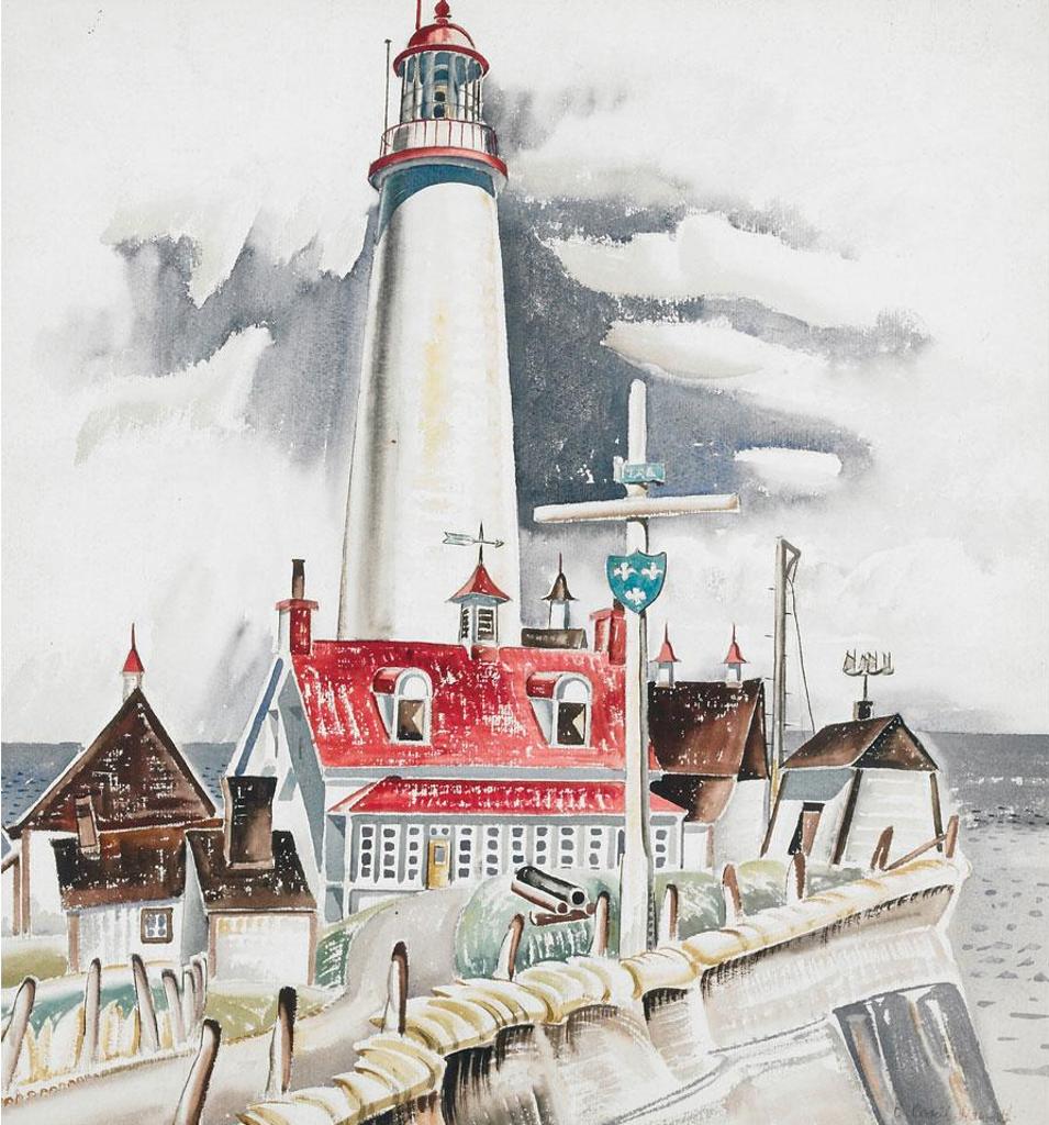 Bobs (Zema Barbara) Cogill Haworth (1900-1988) - Lighthouse, Quebec