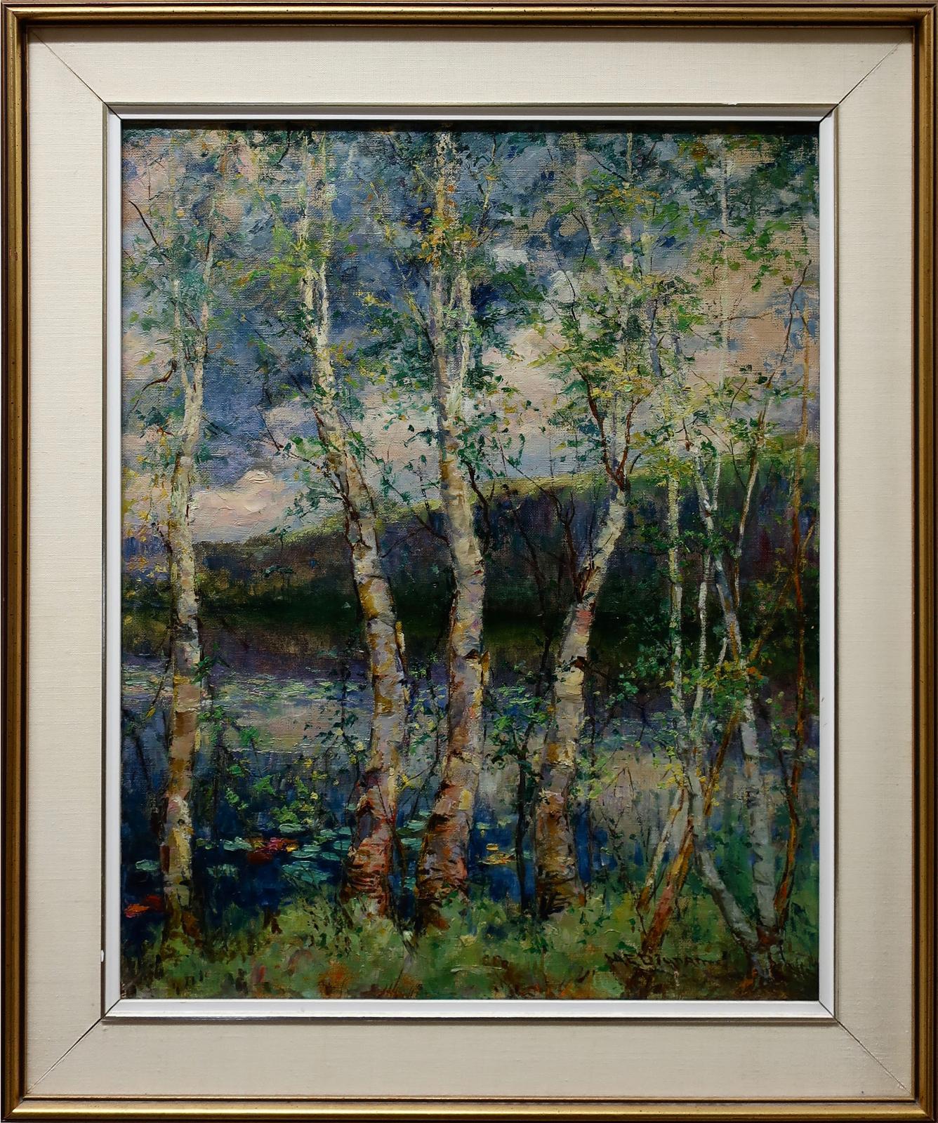 Mary Ella Williams Dignam (1860-1938) - Silver Birches