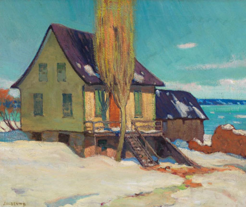 John William (J.W.) Beatty (1869-1941) - Quebec Farm House
