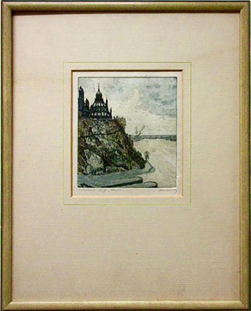 Nicholas Hornyansky (1896-1965) - Parliament Cliff (Ottawa)