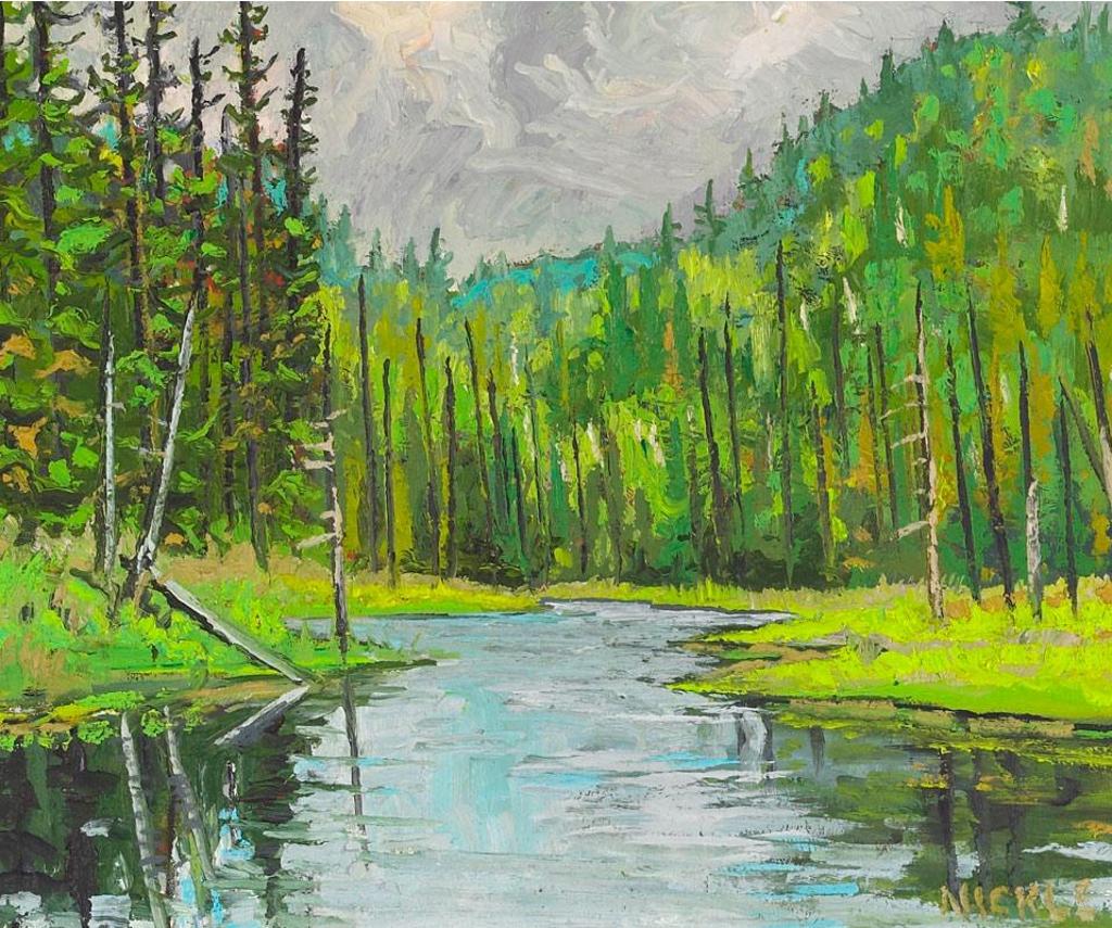 Lawrence Nickle (1931-2014) - Tim River Below Algonquin Landing, Petawawa Watershed