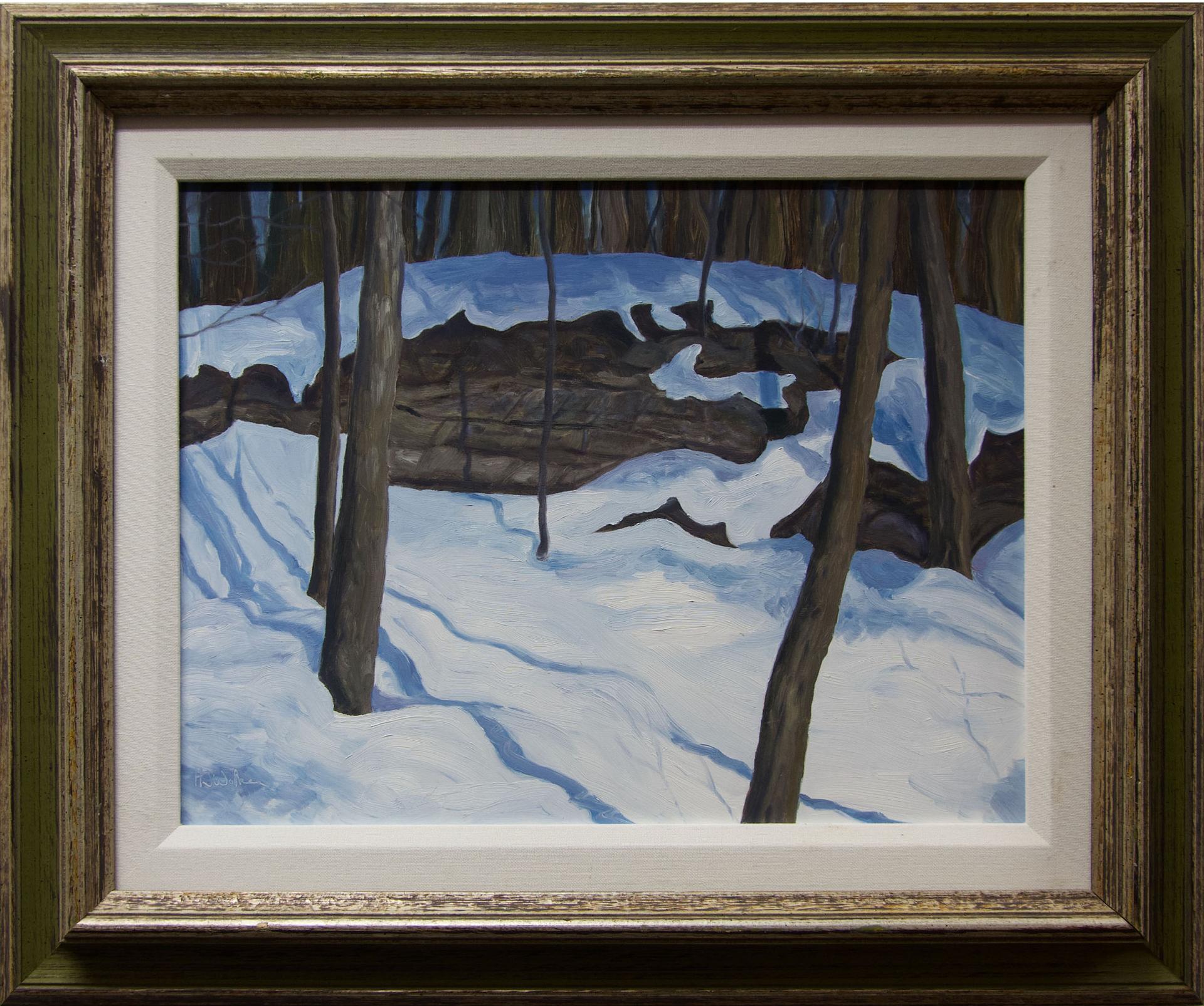 H.J. Walker - Untitled (Snow Covered Woodlands)
