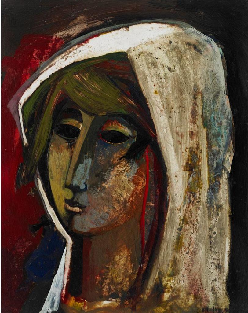 Jesus Carlos de Vilallonga (1927-2018) - Woman With A White Scarf