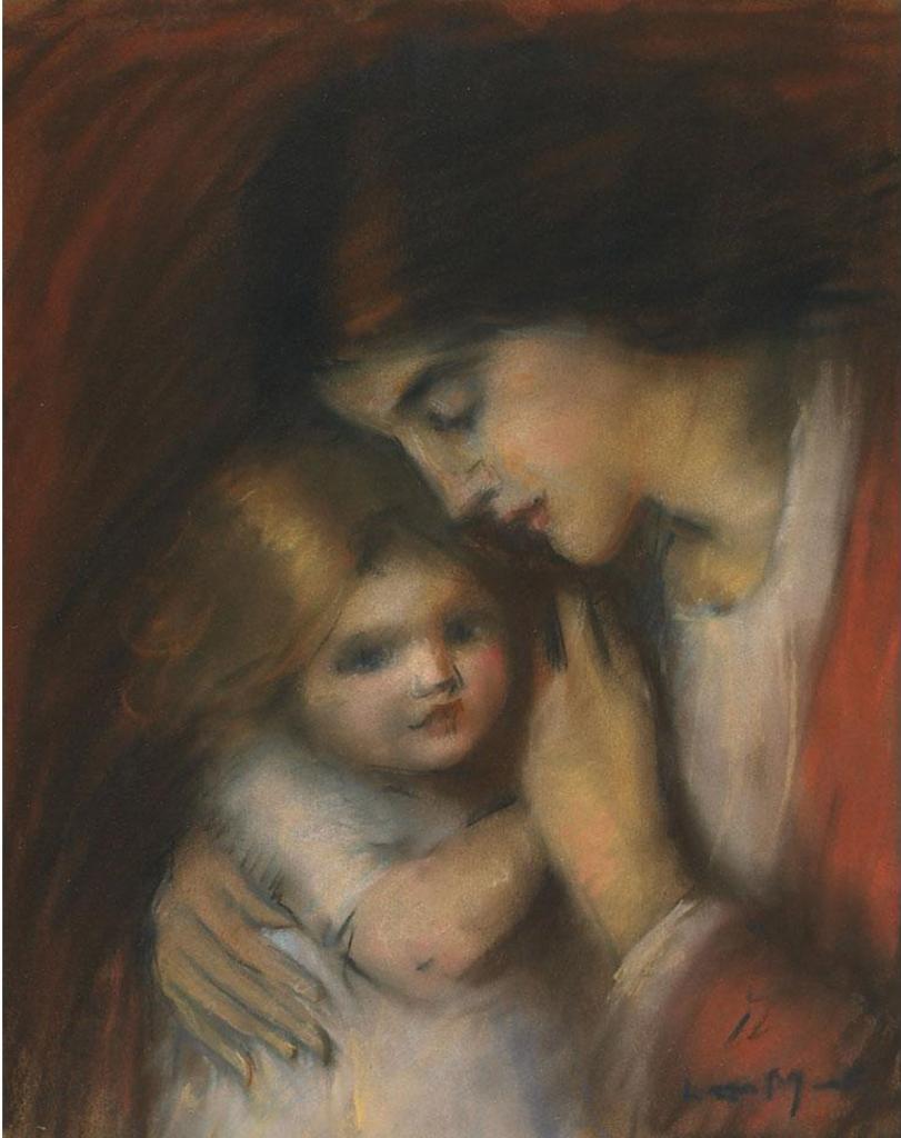 Laura Adeline Lyall Muntz (1860-1930) - Mother And Child