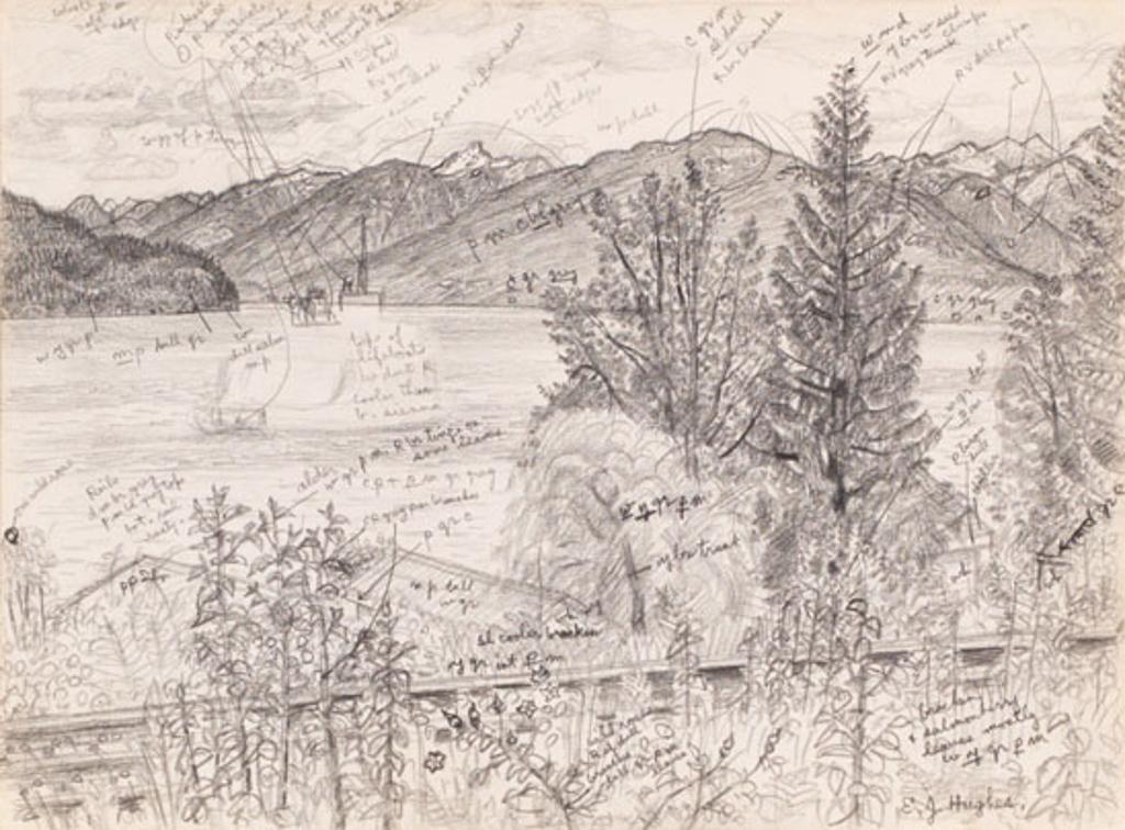 Edward John (E. J.) Hughes (1913-2007) - Kootenay Lake