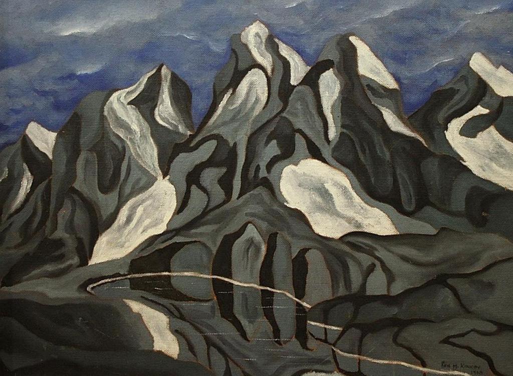 Kenneth (Ken) Michael Kirkby (1940-2023) - Untitled - Mountain Landscape