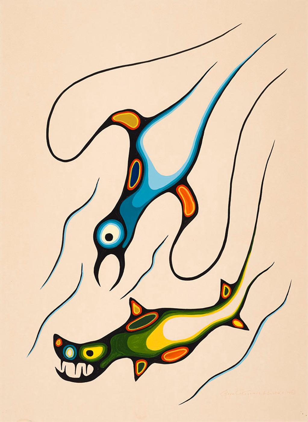 Goyce Kakegamic (1948-2021) - The Seagull and the Jackfish
