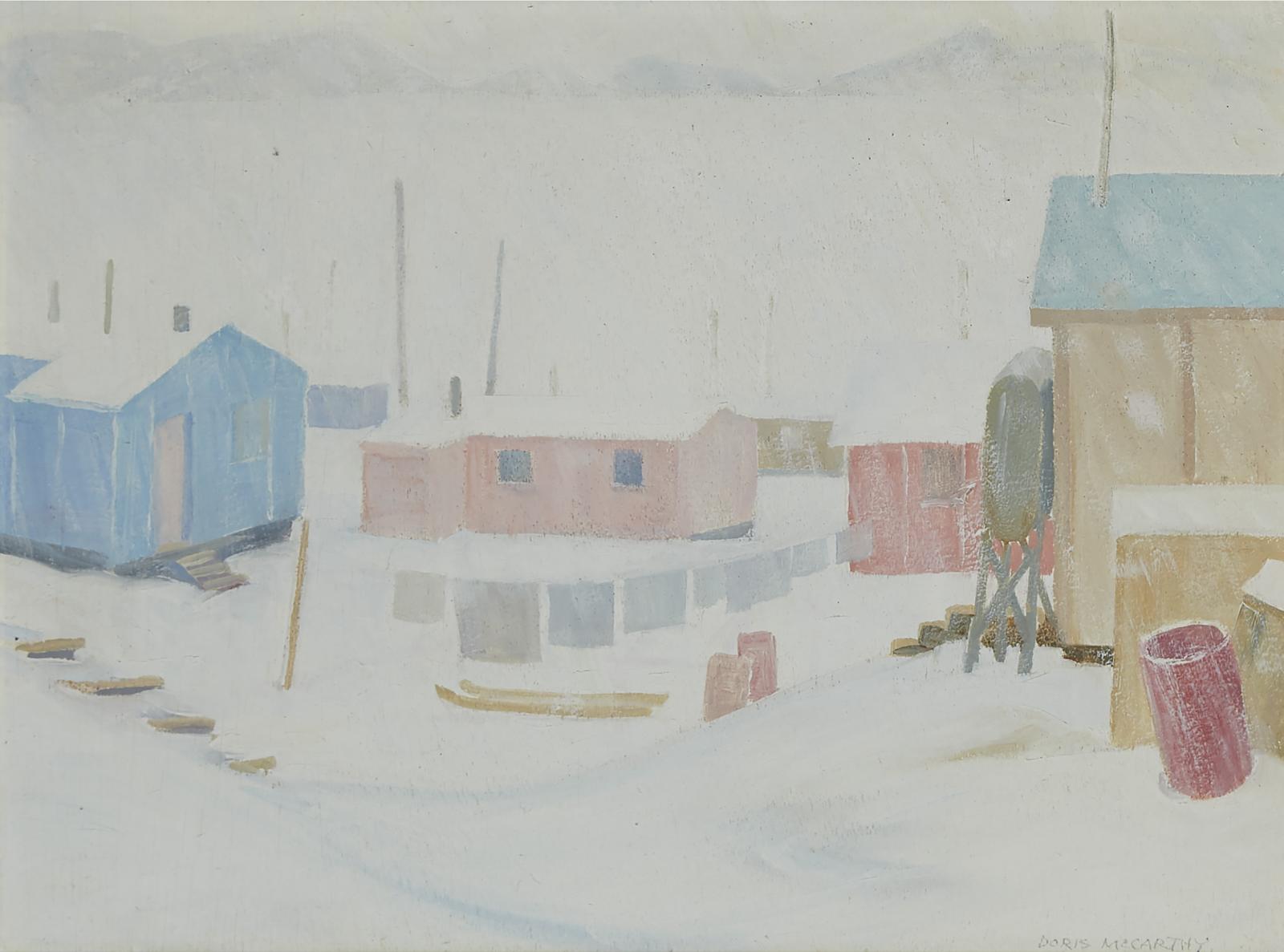 Doris Jean McCarthy (1910-2010) - Winter Landscape