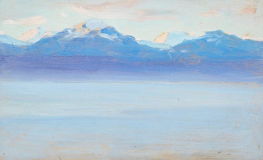 Clarence Alphonse Gagnon (1881-1942) - Early Morning, Lake of Geneva, Switzerland