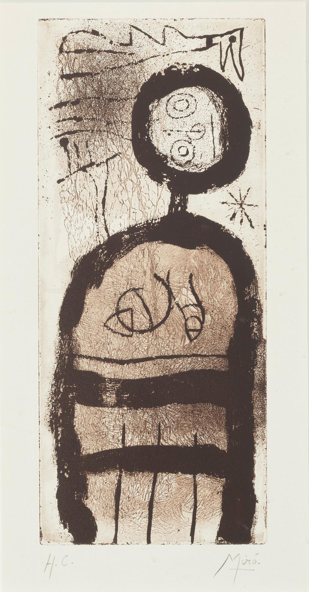 Joan Miró (1893-1983) - La Créole (D 147), 1958
