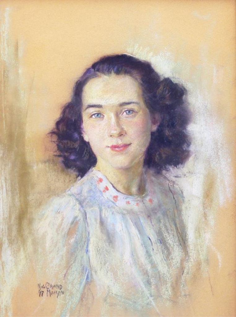 Nicholas (Nickola) de Grandmaison (1892-1978) - Portrait Of Beverley Anne Brodie; 1947