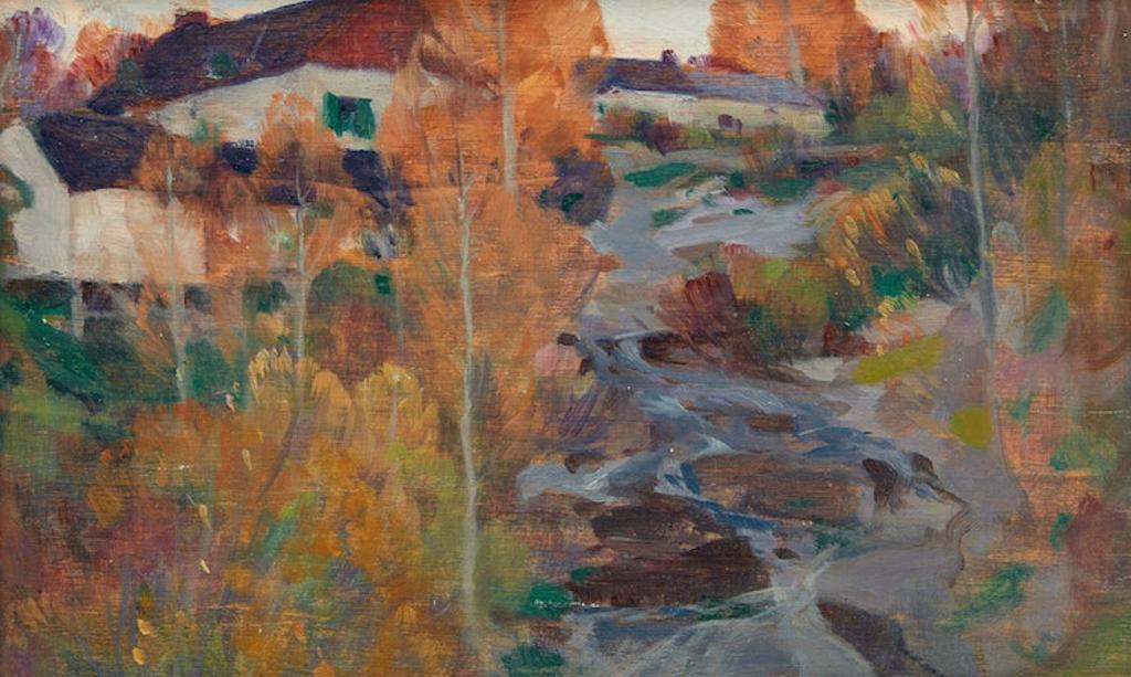 Clarence Alphonse Gagnon (1881-1942) - Crépuscule d’automne, Charlevoix