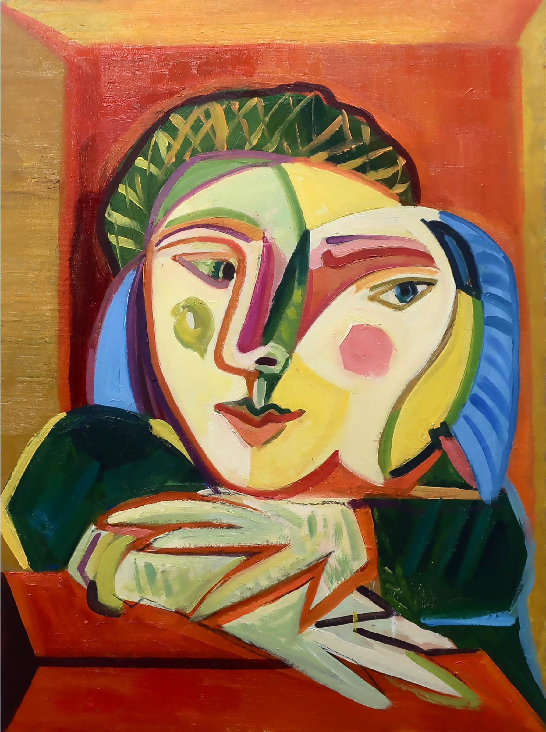 Alex Korenfeld (1944) - Untitled (Abstract Figure)
