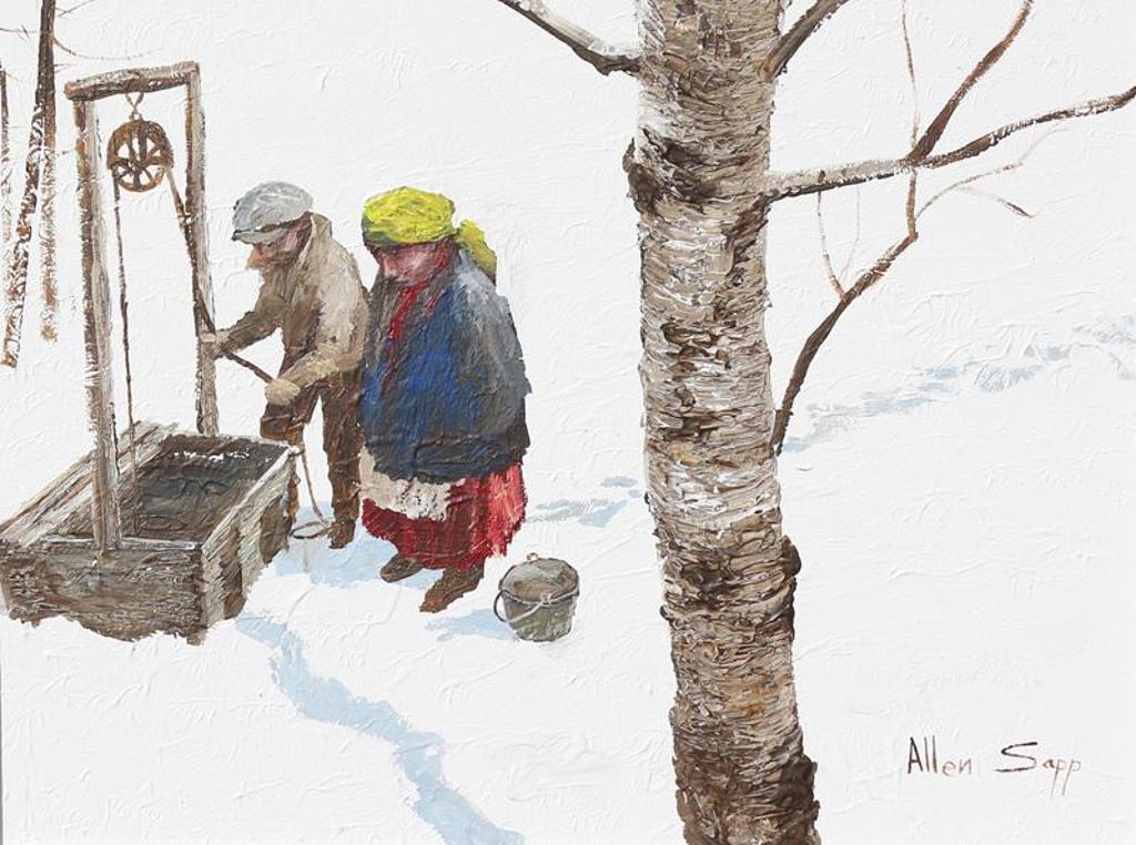 Allen Fredrick Sapp (1929-2015) - Getting Water For His Mother; 1975