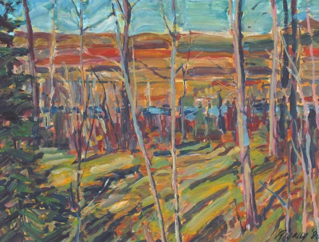 Jack Rigaux (1951) - Late Fall (Bow River); 1980