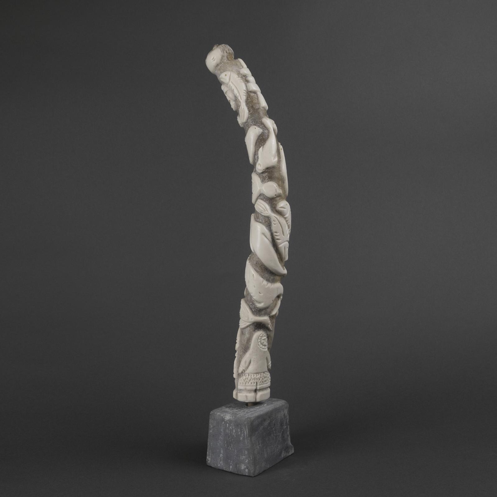 Steve Shimout - Carved Antler On Base