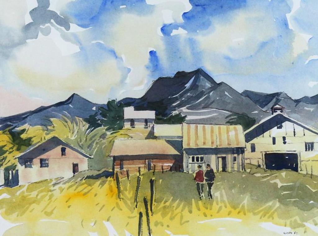 Henry George Glyde (1906-1998) - Mountain Town, B.C.; 1987