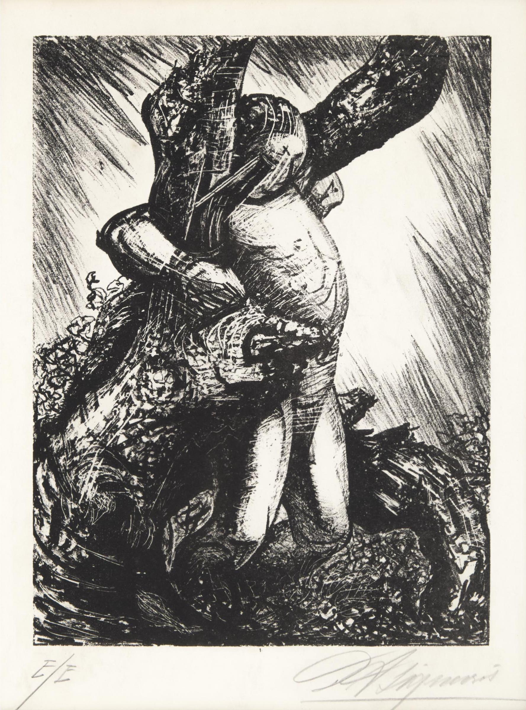 David Alfaro Siqueiros - Hombre Atado #2, 1945