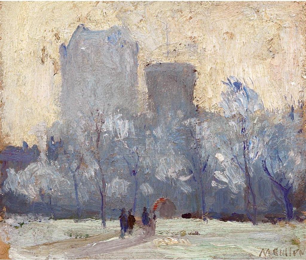 Maurice Galbraith Cullen (1866-1934) - Dominion Square With St. George’S Church & C.P.R. Station In The Background, Montreal