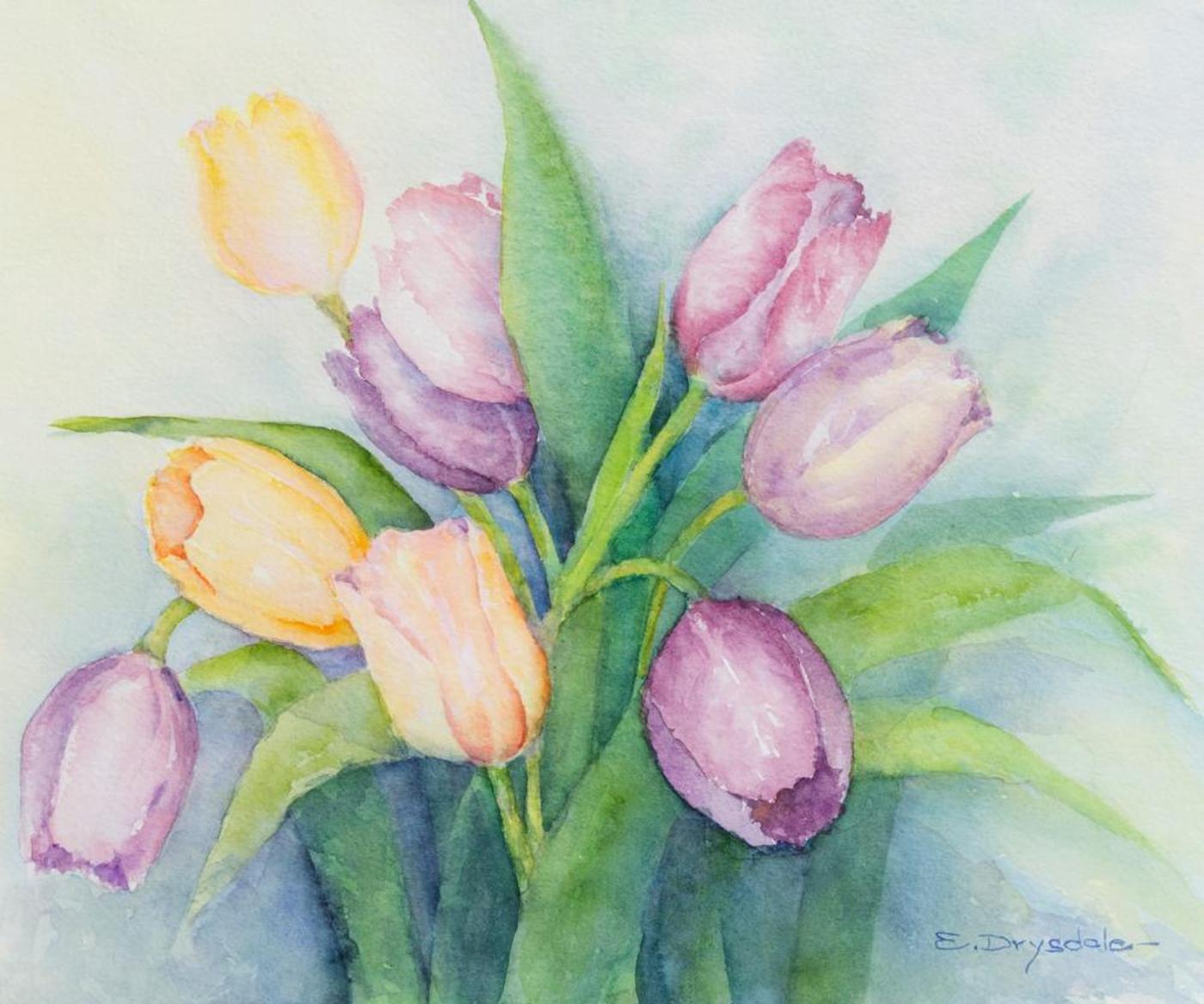 Edith Drysdale (1925-2023) - Tulips #1