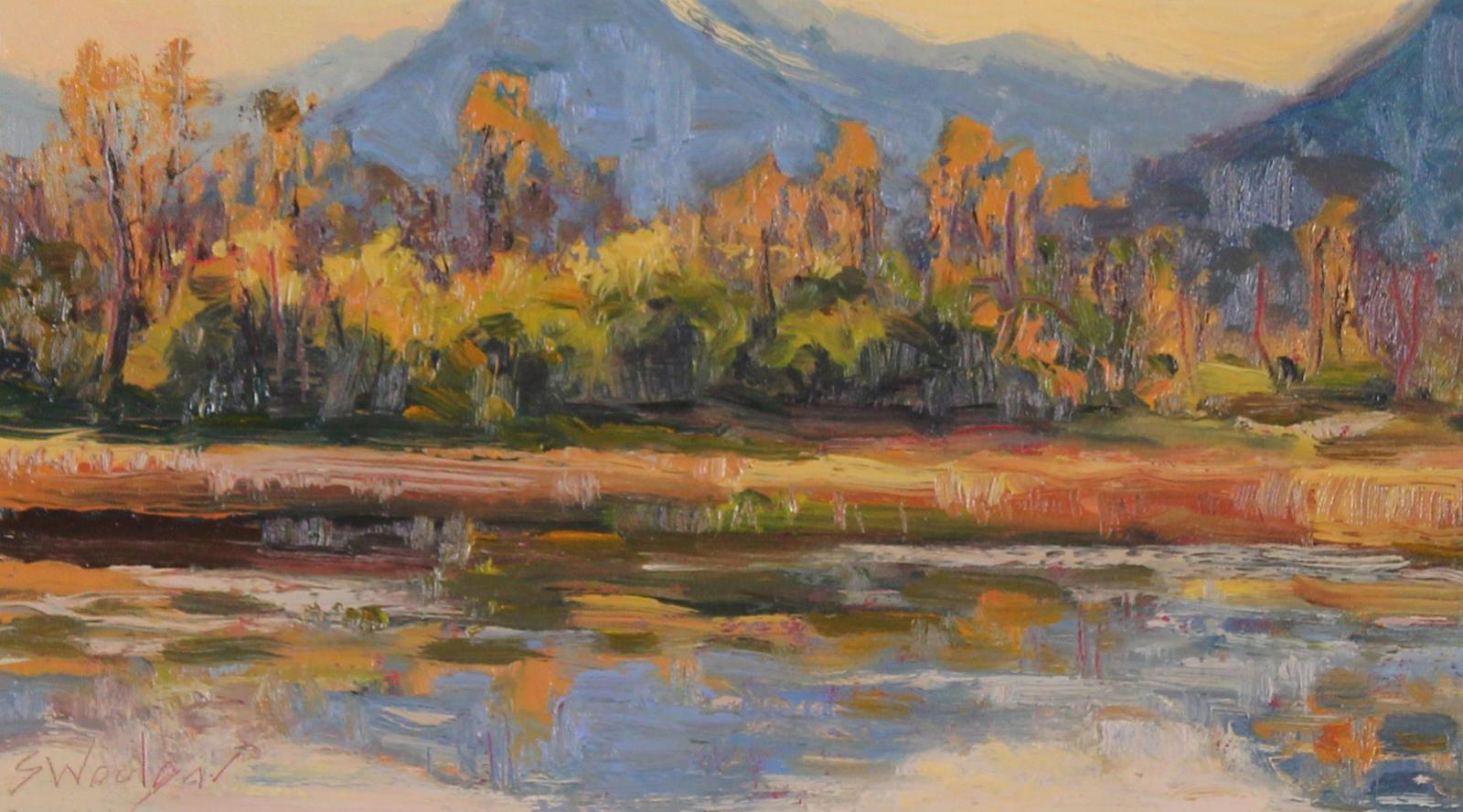 Susan Woolgar (1955) - Mountain River, Autumn
