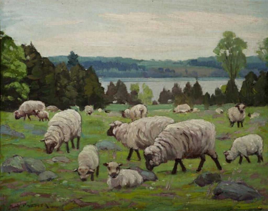 Herbert Sidney Palmer (1881-1970) - The Lakeside Pasture