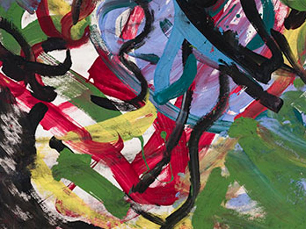 Francine Simonin (1936-2020) - Untitled / Abstract (verso)