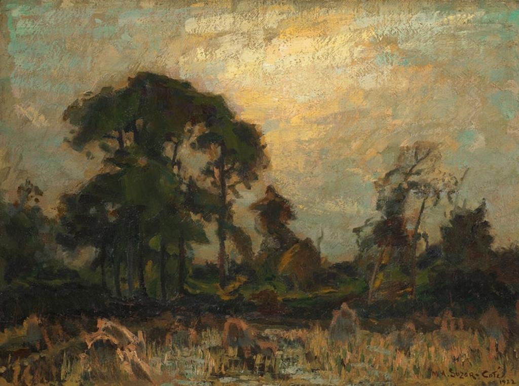 Marc-Aurèle de Foy Suzor-Coté (1869-1937) - Near Arthabaska at Dusk