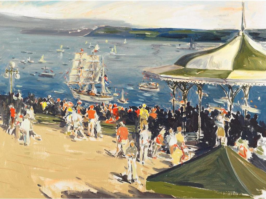 Arto Yuzbasiyan (1948) - Ships Departing From Quebec City, June 1985