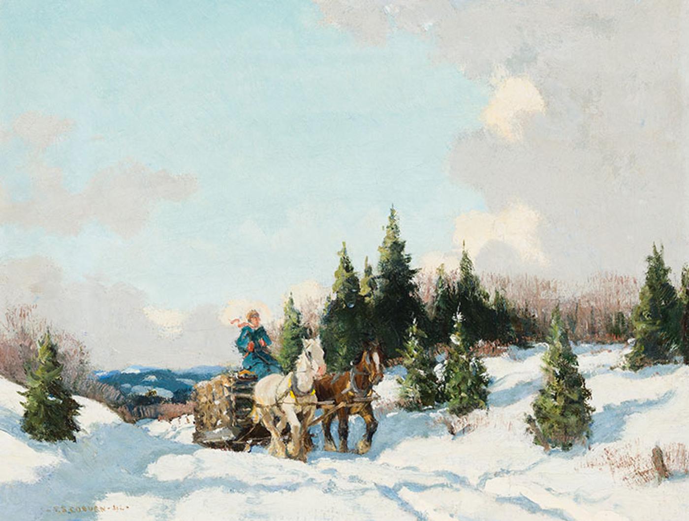 Frederick Simpson Coburn (1871-1960) - Sunny Winter's Day