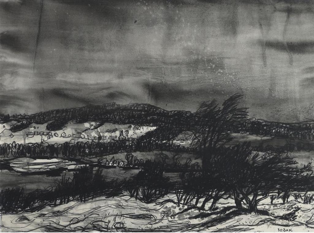 Bruno Joseph Bobak (1923-2012) - Winter Landscape