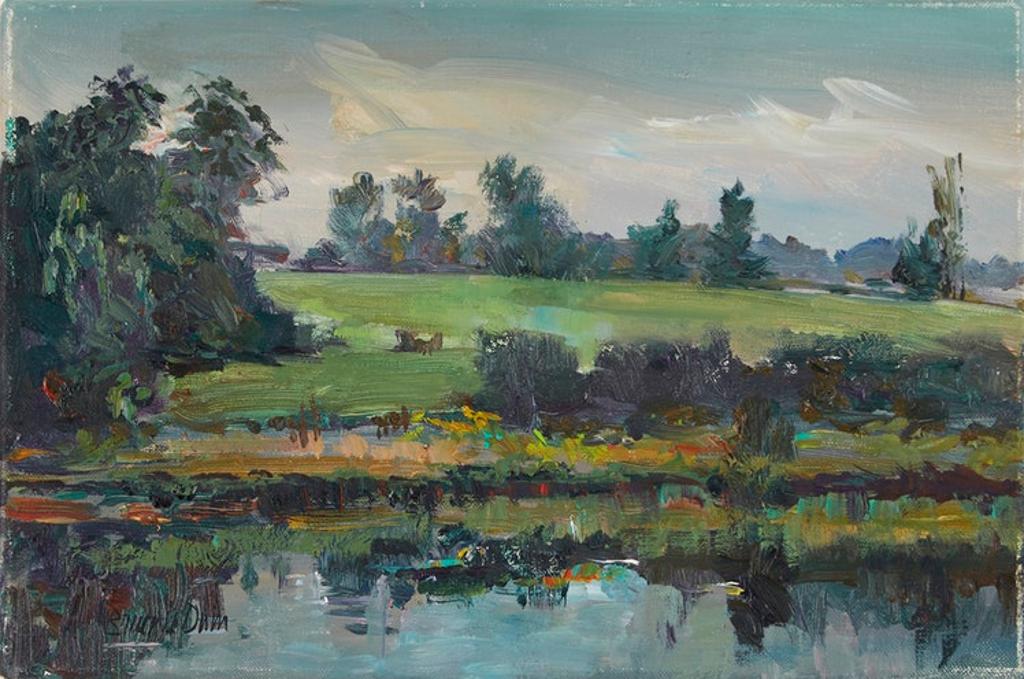 Bruce Le Dain (1928-2000) - Summer Pastures, Orford County, Que.