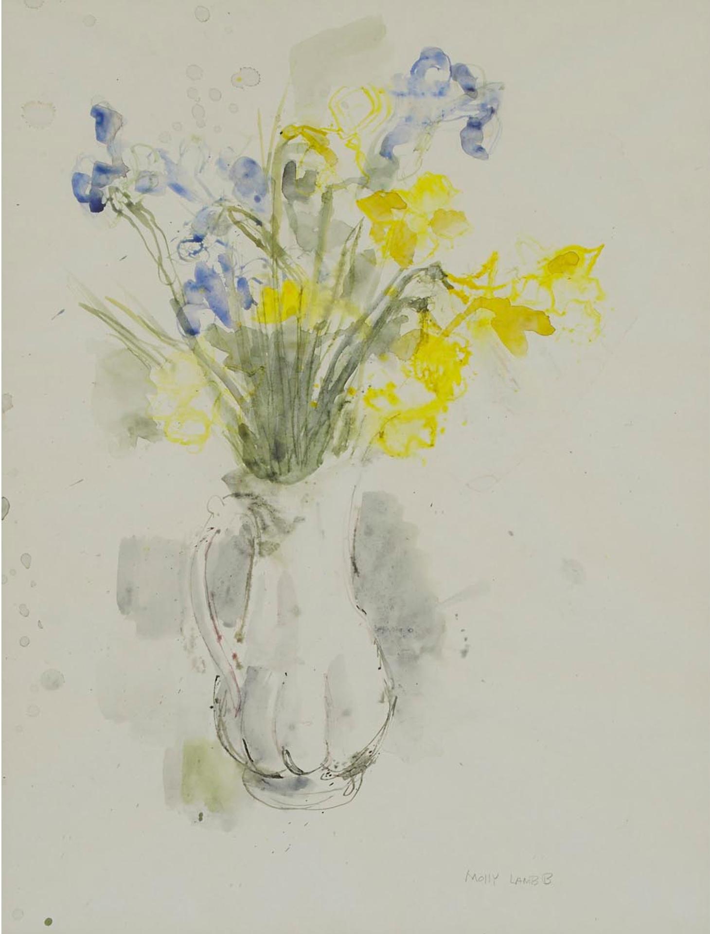Molly Joan Lamb Bobak (1922-2014) - Mixed Flowers