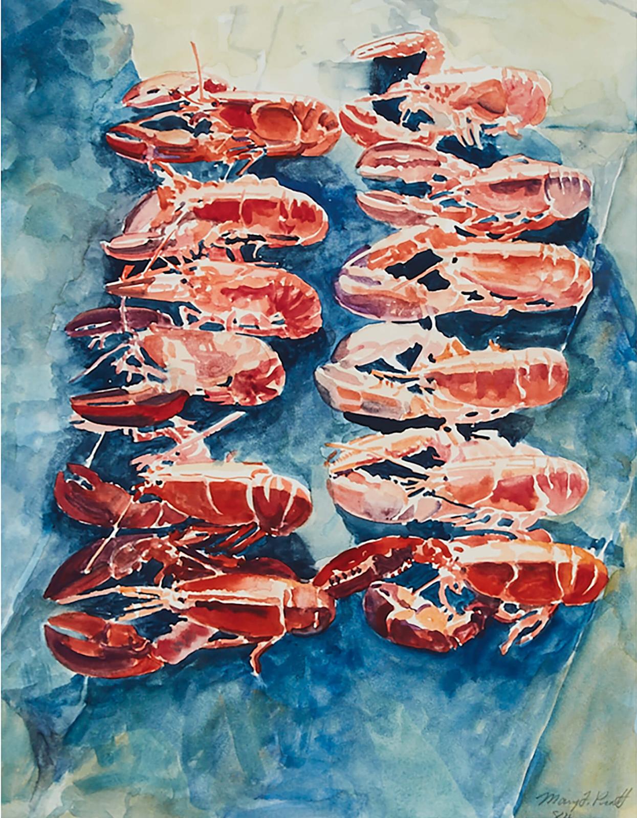 Mary Frances West Pratt (1935-2018) - 12 Little Lobsters