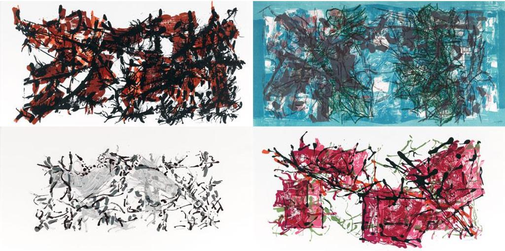 Jean-Paul Riopelle (1923-2002) - A Collection Of Four Lithographs From Album 67