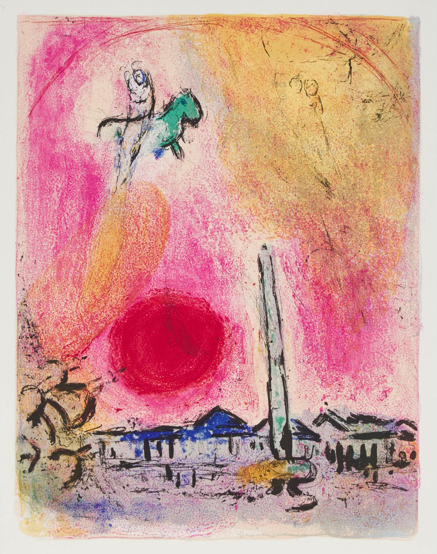 Marc Chagall (1887-1985) - Place De La Concorde, From 