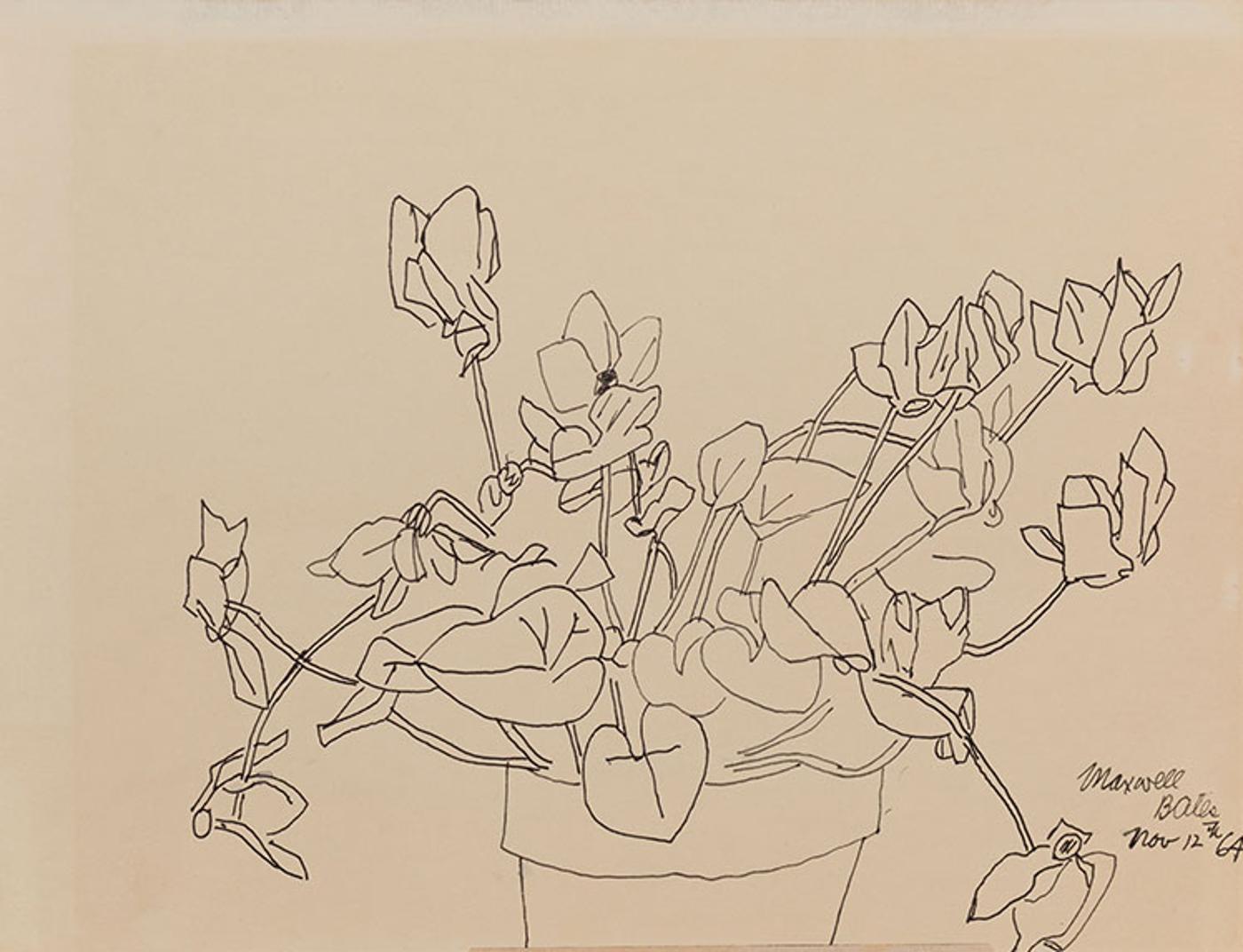 Maxwell Bennett Bates (1906-1980) - Flower Pot