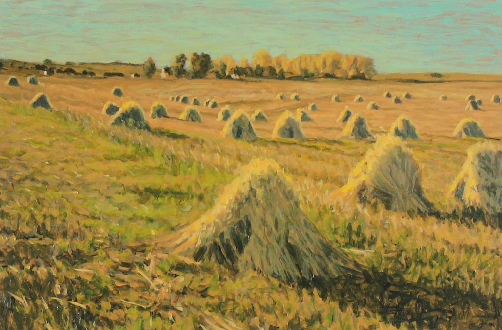 Herbert Otto (Herb) Sellin (1943) - Stooks On A Clear Day, Madden; 1978