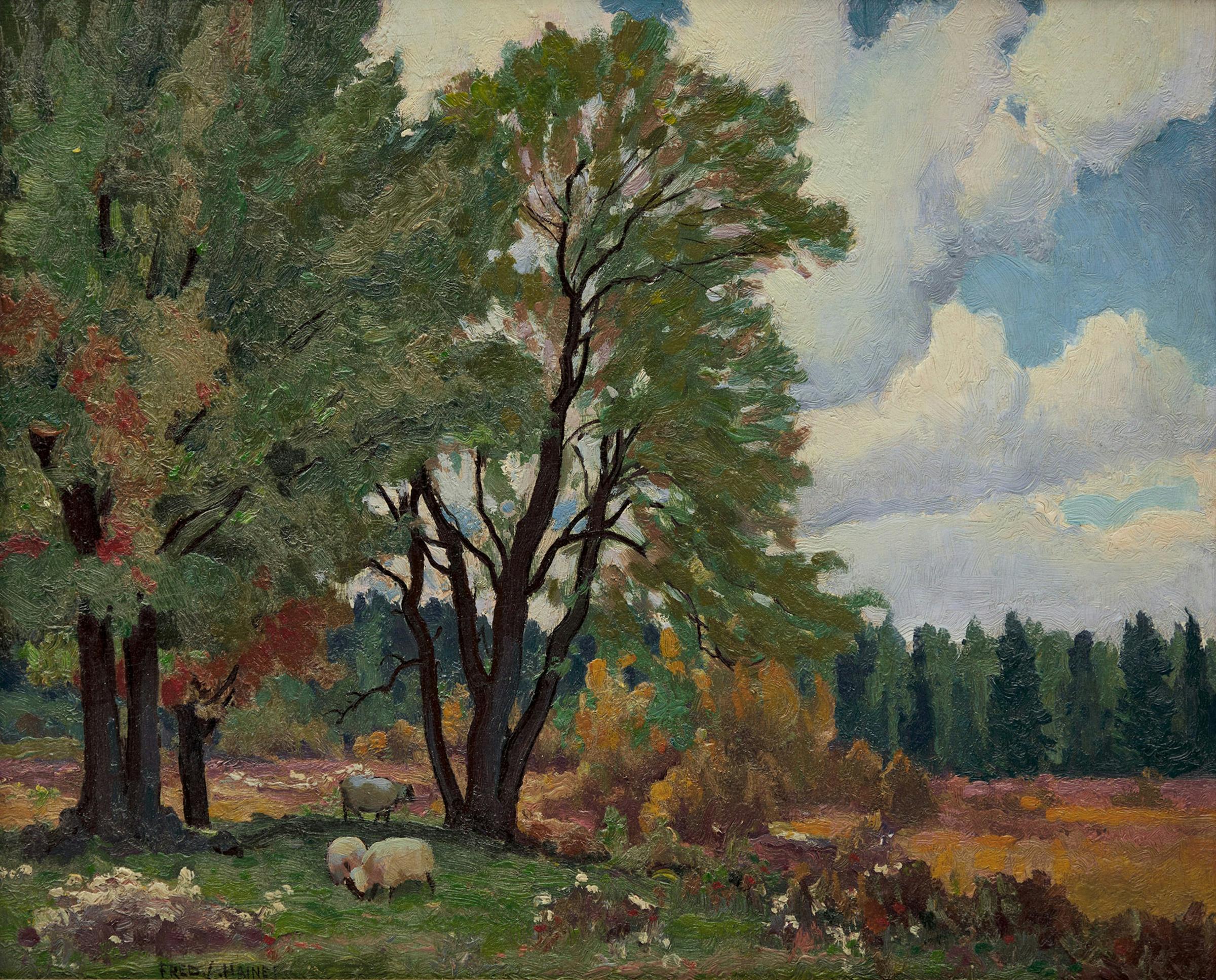 Frederick Stanley Haines (1879-1960) - Summer Landscape
