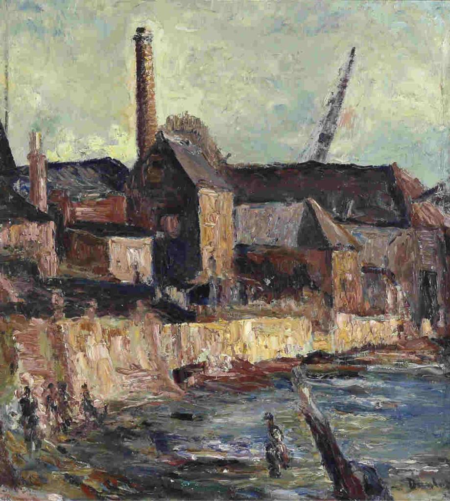 Ronald Ossory Dunlop (1894-1973) - Wharf Scene