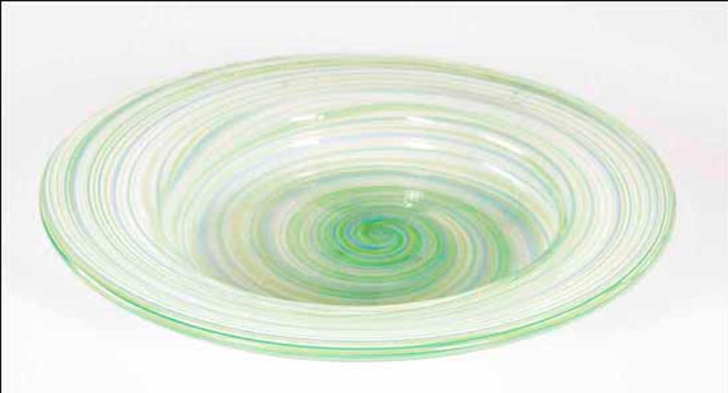 Peter Gudrunas - Glass Bowl with Spiral (02773/2013-3021)