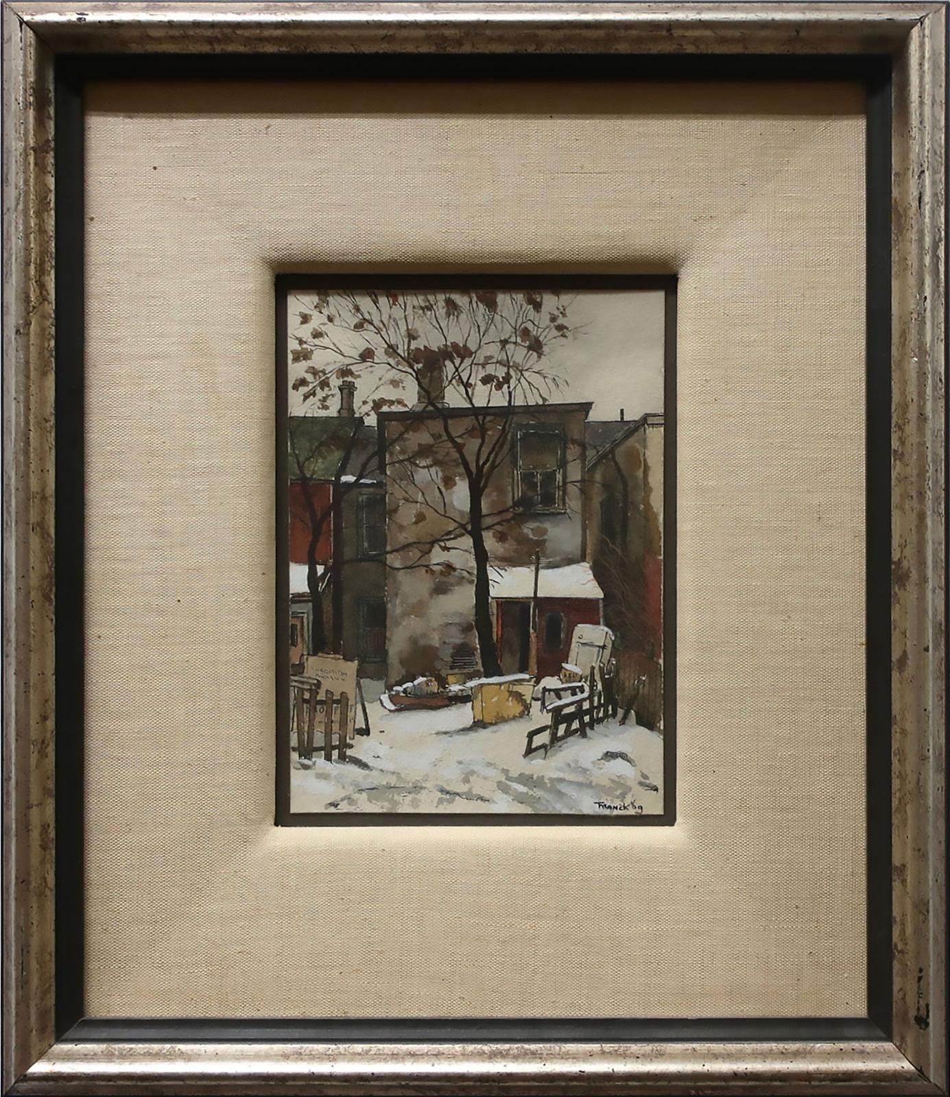 Albert Jacques Franck (1899-1973) - Backyard On Bleecker St.