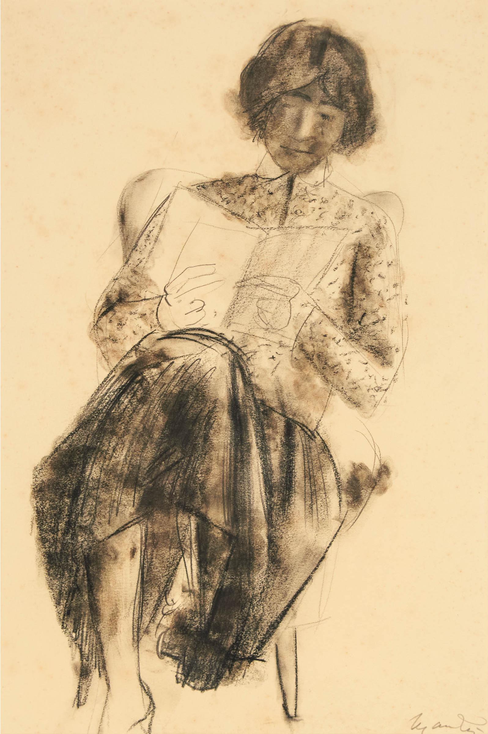 Giacomo Manzù (1908-1991) - Study For Portrait