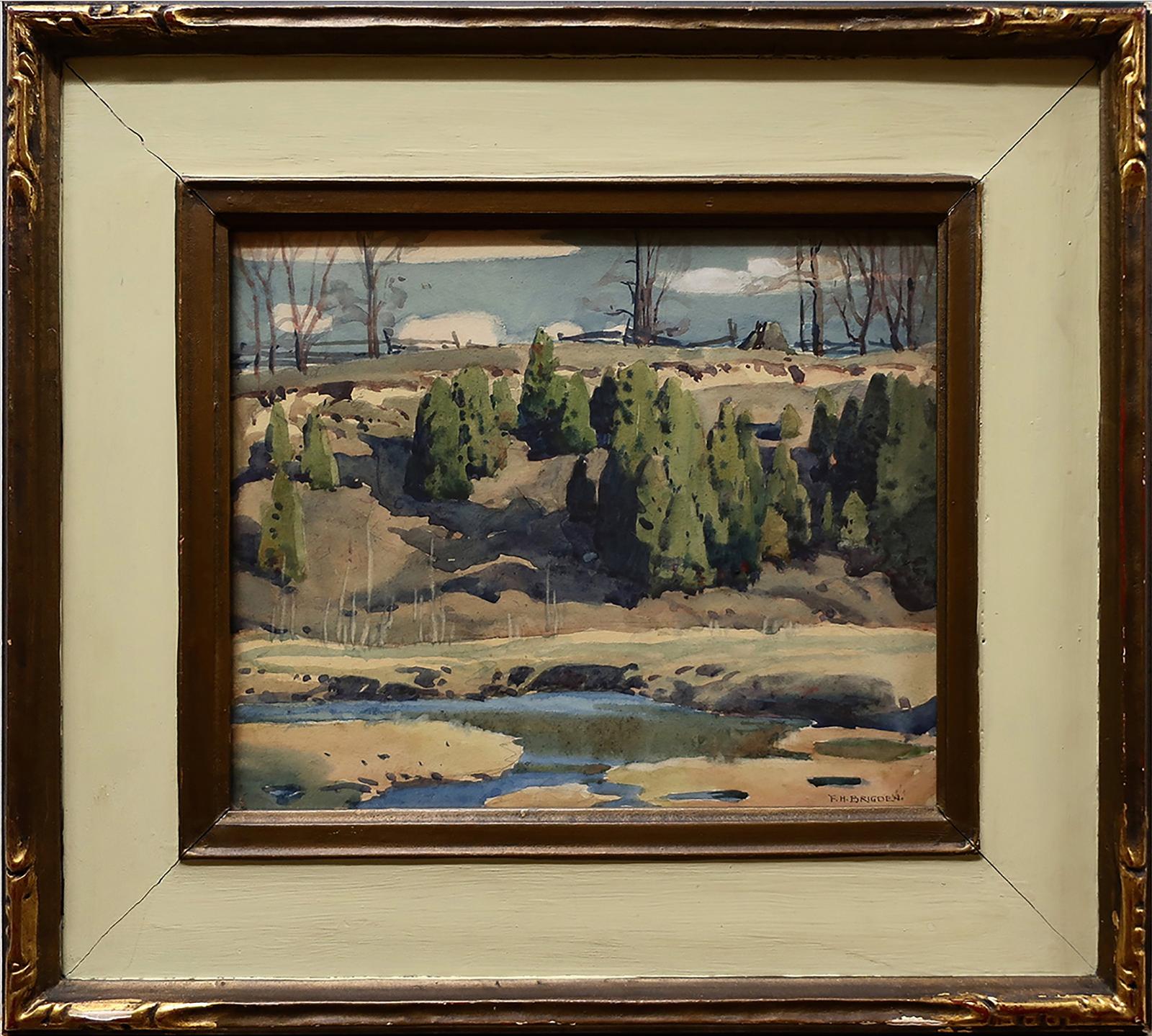 Frederick Henry Brigden (1871-1956) - Hillside In Spring