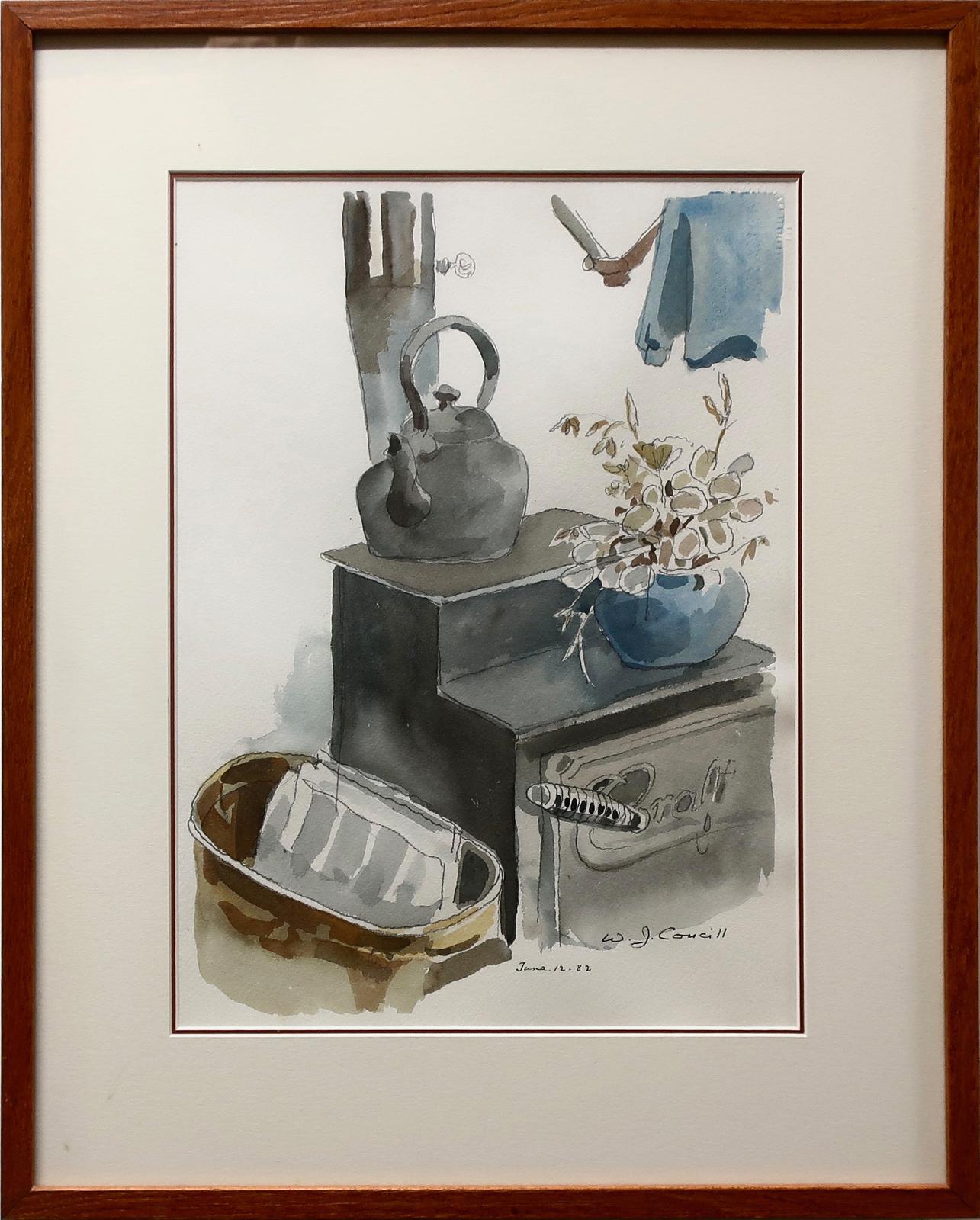 Walter Jackson Coucill (1915-1982) - Still Life (Old Stove)