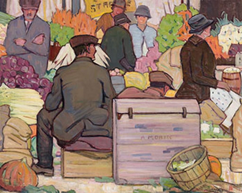 Peter Clapham (P.C.) Sheppard (1882-1965) - Bonsecours Market