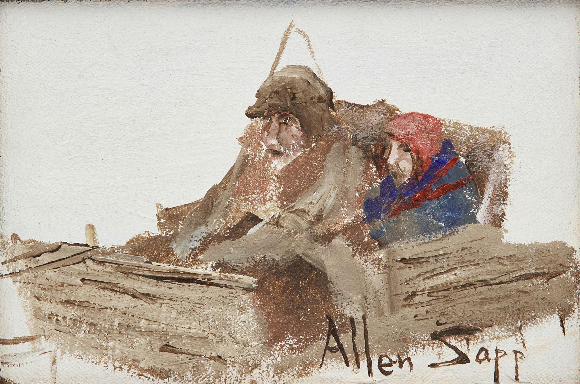 Allen Fredrick Sapp (1929-2015) - Bundled in the Sleigh