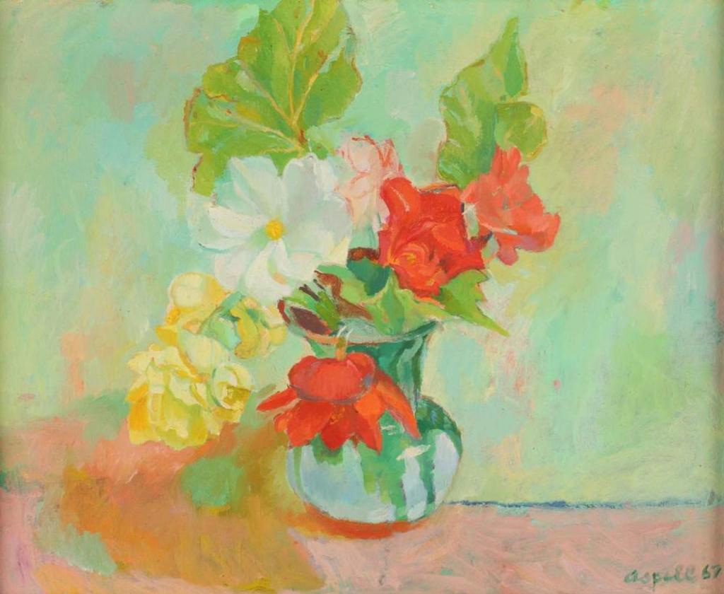 Peter Noel Lawson (Winterhalter) Aspell (1918-2004) - Still Life-Vase of Flowers